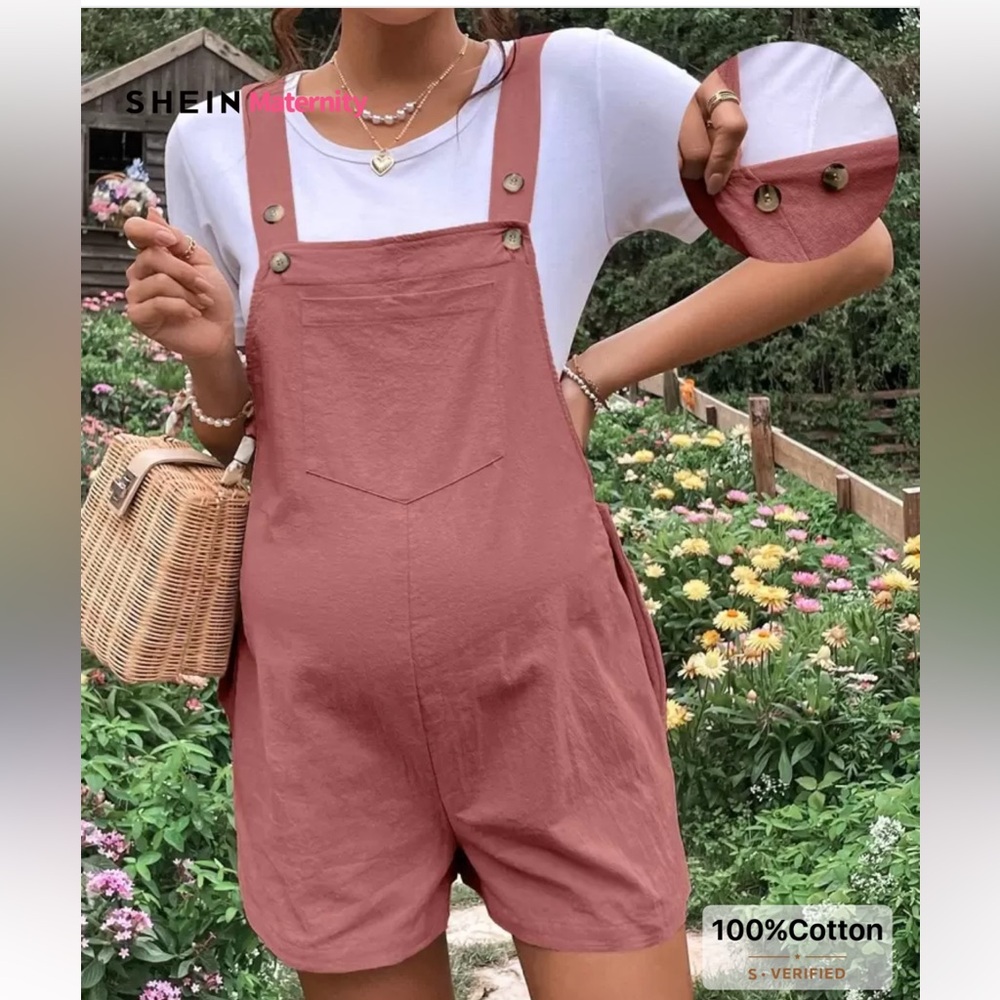 SHEIN- Maternity Romper
